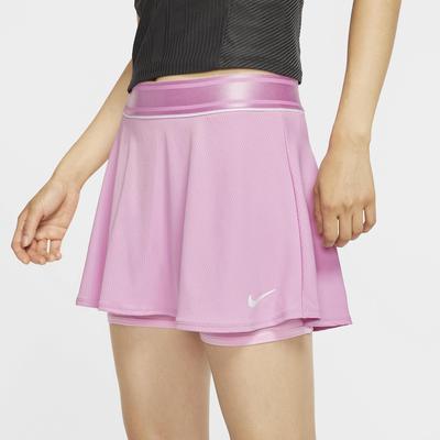 Nike Womens Dry Tennis Skirt - Pink Rise/White - main image
