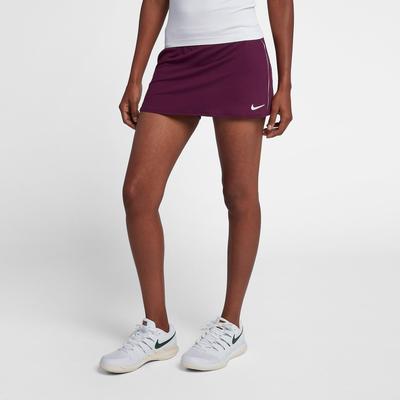 Nike Womens Dry Tennis Skort - Bordeaux/White - main image