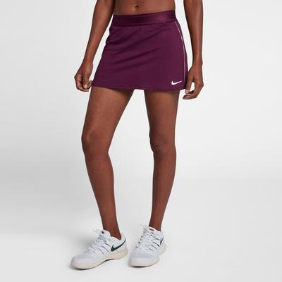 Nike Womens Dry Tennis Skort - Bordeaux/White - main image