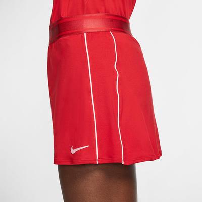 Nike Womens Dry Tennis Skirt - Gym Red/White