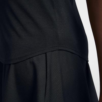 Nike Womens Dry Tennis Top - Black/White