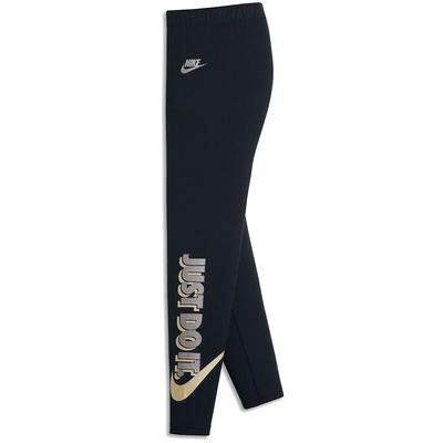 Nike Girls Sportswear Leg-A-See Leggings - Black - main image