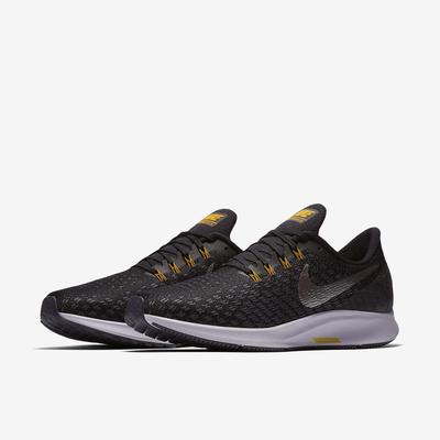Nike Mens Air Zoom Pegasus 35 Running Shoes - Black/Metallic Pewter