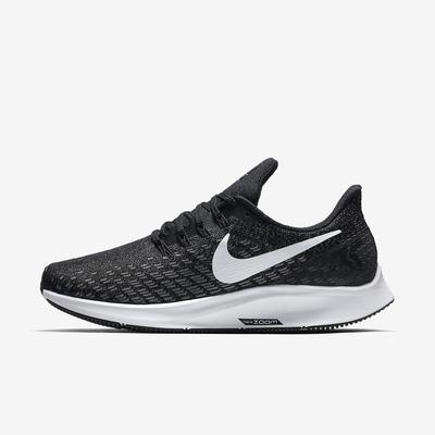 Nike Womens Air Zoom Pegasus 35 Running Shoes - Black/White/Gunsmoke - main image