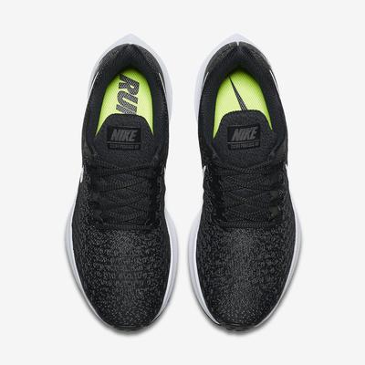 Nike Womens Air Zoom Pegasus 35 Running Shoes - Black/White/Gunsmoke - main image
