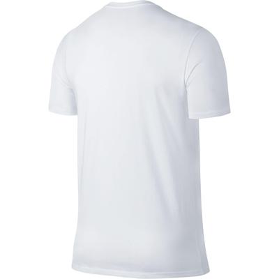 Nike Mens NikeCourt Heritage Tee - White - Tennisnuts.com