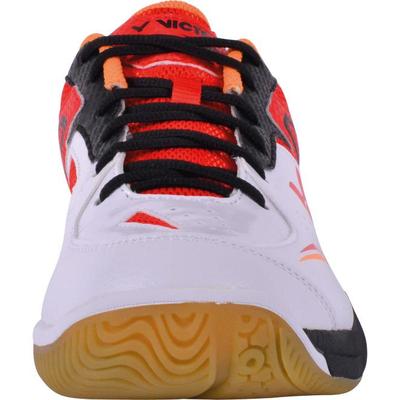 Victor Mens A501 Indoor Court Shoes - White/Black/Orange