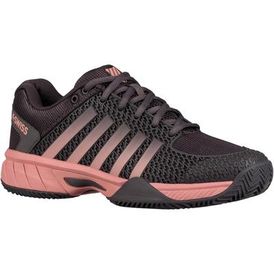 K-Swiss Womens Express Light HB Tennis Shoes - Plum Kitten/Coral Almond - main image