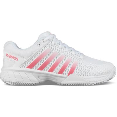 K-Swiss Womens Express Light HB Tennis Shoes - White/PinkLemonade - main image