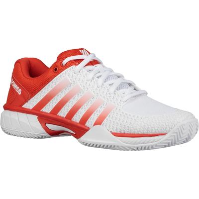 K-Swiss Womens Express Light Tennis Shoes - White/Fiesta - main image