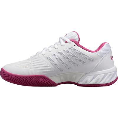 K-Swiss Womens Bigshot Light 3 Tennis Shoes - White/Cactus Flower - main image
