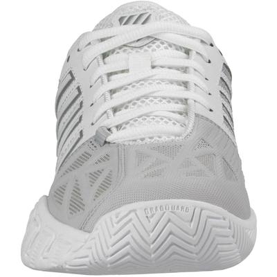 K-Swiss Womens BigShot Light 3.0 Tennis Shoes - White/Silver - main image
