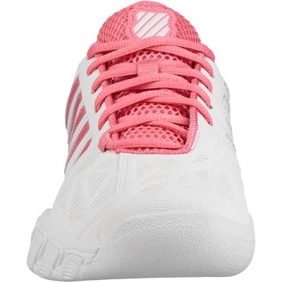 K-Swiss Womens Bigshot Light 3 Carpet Tennis Shoes - White/Pink Lemonade