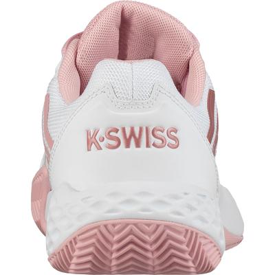 K-Swiss Womens Aero Court HB Tennis Shoes - White/Coral Blue/Metallic Rose - main image