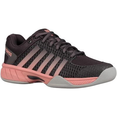 K-Swiss Womens Express Light Carpet Tennis Shoes - Plum Kitten/Coral Almond - main image