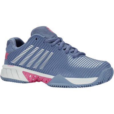 K-Swiss Womens Hypercourt Express 2 HB Court Tennis Shoes - Blue Blush/Carmine Rose - main image