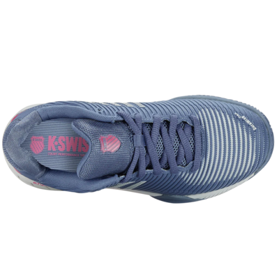 K-Swiss Womens Hypercourt Express 2 HB Court Tennis Shoes - Blue Blush/Carmine Rose - main image
