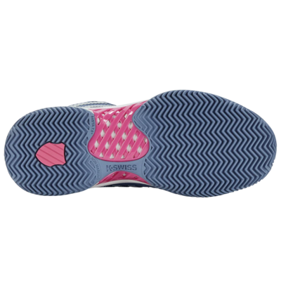 K-Swiss Womens Hypercourt Express 2 HB Court Tennis Shoes - Blue Blush/Carmine Rose - main image
