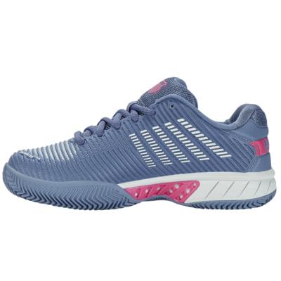 K-Swiss Womens Hypercourt Express 2 HB Court Tennis Shoes - Blue Blush/Carmine Rose - main image