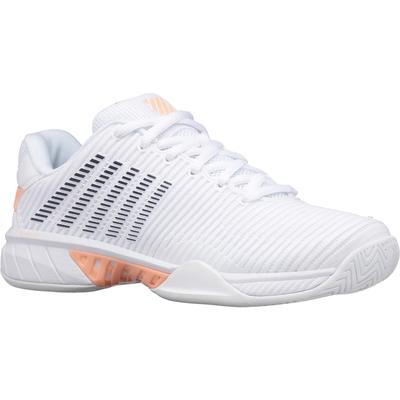 K-Swiss Womens Hypercourt Express 2 Tennis Shoes - White/Peach - main image