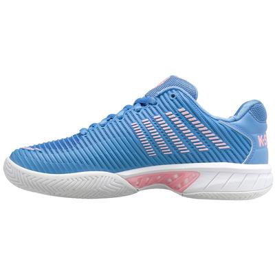 K-Swiss Womens Hypercourt Express 2 Tennis Shoes - Light Blue/Light Pink