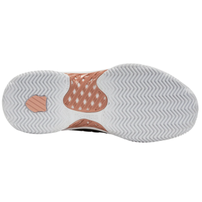 K-Swiss Womens Hypercourt Express 2 HB Court Tennis Shoes - Black/Rose Gold - main image