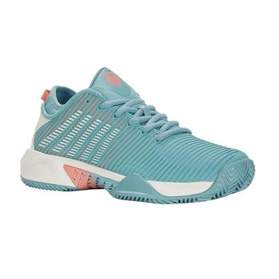 K-Swiss Womens Hypercourt Supreme HB Tennis Shoes - Nile Blue / Desert Flower - main image