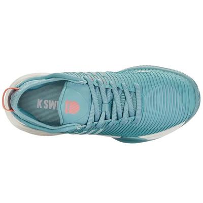 K-Swiss Womens Hypercourt Supreme HB Tennis Shoes - Nile Blue / Desert Flower - main image