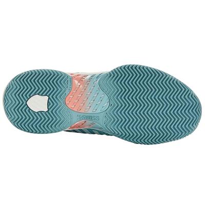 K-Swiss Womens Hypercourt Supreme HB Tennis Shoes - Nile Blue / Desert Flower - main image