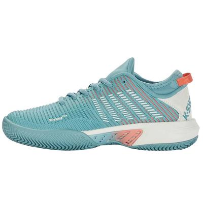 K-Swiss Womens Hypercourt Supreme HB Tennis Shoes - Nile Blue / Desert Flower - main image