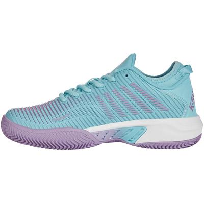 K-Swiss Womens Hypercourt Supreme HB Tennis Shoes - Angel Blue/Sheer Lilac/Brilliant White