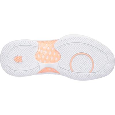 K-Swiss Womens Express Light 2 Tennis Shoes - White/Peach Nectar - main image