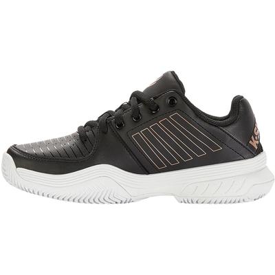 K-Swiss Womens Court Express HB Tennis Shoes - Black/Rose Gold - main image