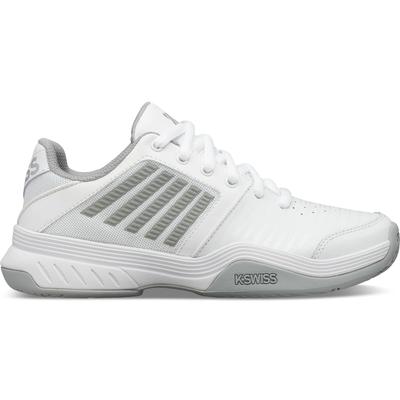 K-Swiss Womens Court Express HB Tennis Shoes - White/Silver