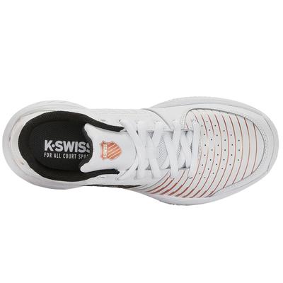 K-Swiss Womens Court Express HB Tennis Shoes - White/Rose Gold - main image