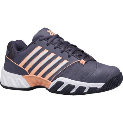 K-Swiss Womens Bigshot Light 4 Tennis Shoes - Graystone/Peach Nectar - main image