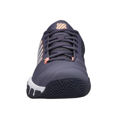 K-Swiss Womens Bigshot Light 4 Tennis Shoes - Graystone/Peach Nectar - main image