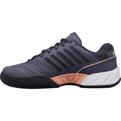 K-Swiss Womens Bigshot Light 4 Tennis Shoes - Graystone/Peach Nectar - main image