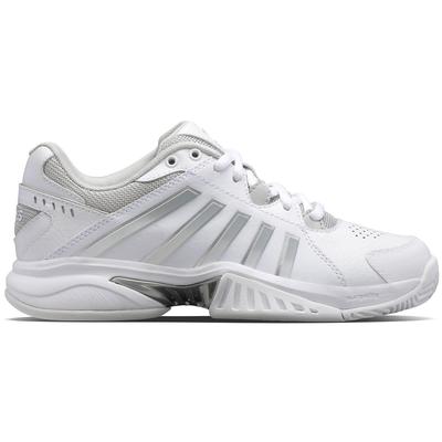 K-Swiss Womens Receiver V Tennis Shoes - White/Silver - main image