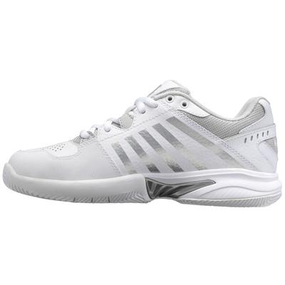 K-Swiss Womens Receiver V Tennis Shoes - White/Silver - main image