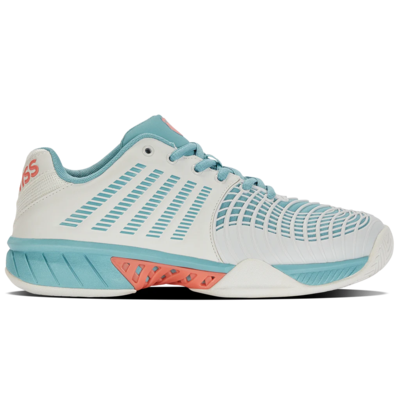 K-Swiss Womens Express Light 3 Tennis Shoes - White/Nile Blue - main image