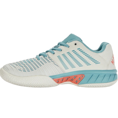 K-Swiss Womens Express Light 3 Tennis Shoes - White/Nile Blue - main image