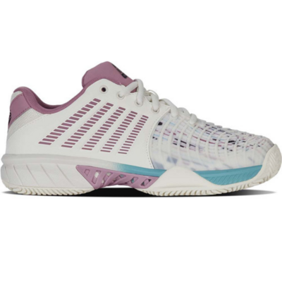 K-Swiss Women Express Light 3 Padel Shoes - White/Pink - main image