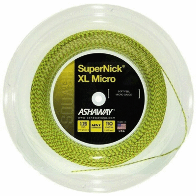 Ashaway Supernick XL Micro (1.15mm) Squash String Set - main image