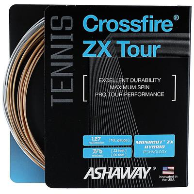 Ashaway Crossfire ZX Tour Hybrid Tennis String Set - main image