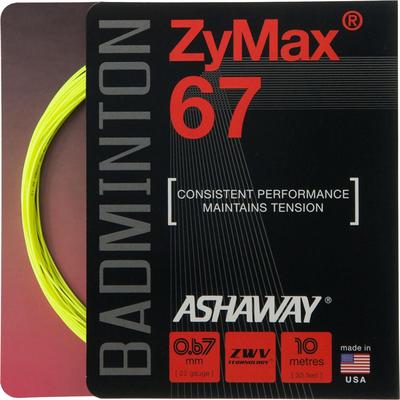 Ashaway Zymax 67 Badminton String Set - Optic Yellow