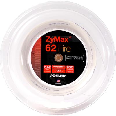 Ashaway Zymax 62 Fire 200m Badminton String Reel - White - main image
