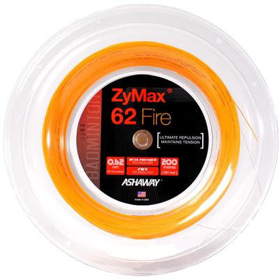 Ashaway Zymax 62 Fire 200m Badminton String Reel - Orange