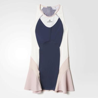 Adidas Womens Stella McCartney Barricade Dress NY - Midnight Grey/White - main image