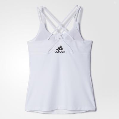Adidas Womens All Premium Strappy Tank Top - White - main image